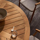 Carl Hansen E022 Embrace Outdoor Dining Table in Teak — lifestyle