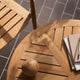 Carl Hansen E022 Embrace Outdoor Dining Table in Teak — lifestyle