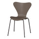 Fritz Hansen 3107 Series 7 Dining Chair in Deep Clay Shell with Warm Graphite Base — packshot
