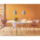 Fritz Hansen 3107 Series 7 Dining Chair Lacquered Veneer — lifestyle