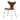 Fritz Hansen 3108 Lily Dining Chair in Walnut with Chrome Base — packshot