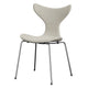 Fritz Hansen 3108 Lily Dining Chair Upholstered in Fiord Grey — packshot