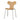 Fritz Hansen 3130 Grand Prix Dining Chair in Oak veneer with chrome legs — packshot