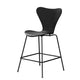 Fritz Hansen 3187 Series 7 Counter Stool in Coloured Ash Black with Black Base — packshot