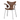 Fritz Hansen 3208 Lily Armchair in Walnut veneer with chrome base — packshot