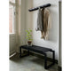 Skagerak Cutter Wardrobe and Cutter Bench in Black Coloured Oak — lifestyle