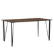 Fritz Hansen FH3605 Desk in Walnut Veneer with Black Legs — packshot