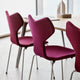 Fritz Hansen 3130 Grand Prix Dining Chair Upholstered in Hallingdal — lifestyle, dining room, upholstery detail