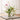 Fritz Hansen Ikebana Vase Large Stainless Steel — lifestyle, full floral arrangement on coffee table