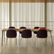 Fritz Hansen N02-10 Recycle Dining Chair Fully Upholstered — lifestyle, meeting seating with Pluralis KS434 table