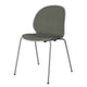 Fritz Hansen N02-10 Recycle Dining Chair Front Upholstered in Grey and Technicolour 0150 — packshot