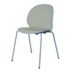 Fritz Hansen N02-10 Recycle Dining Chair Front Upholstered in Light Blue and Technicolour 0810 — packshot