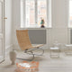 Fritz Hansen PK20 Easy Chair Wicker — lifestyle, with PK71 in White