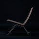 Fritz Hansen PK22 Lounge Chair in Haze Dark Brown — studio, detail