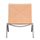  Fritz Hansen PK22 Lounge Chair in Natural Leather — packshot, detail