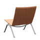  Fritz Hansen PK22 Lounge Chair in Natural Leather — packshot, detail