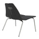 Fritz Hansen PK23 Front Upholstered in Ash Black, Christianshavn — packshot, detail