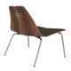 Fritz Hansen PK23 Front Upholstered in Walnut, Vidar — packshot, detail