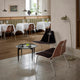 Fritz Hansen PK23 Front Upholstered in Walnut, Vidar — lifestyle, with PK3