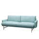 Fritz Hansen PL112 Lissoni 2 Seat Sofa in Remix 3 Light Blue — packshot