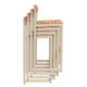 Skagerak Pelagus Outdoor Bar Stool in Light Ivory — packshot, stacked