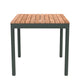 Skagerak Pelagus Square Outdoor Dining Table in Hunter Green — packshot