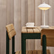 Skagerak Pelagus Square Outdoor Dining Table in Hunter Green — lifestyle, detail