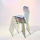 Fritz Hansen 3107 Series 7 Dining Chair 7:14 AM Colour Edition — stacked group, Rainbow base