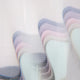 Fritz Hansen 3107 Series 7 Dining Chair 7:14 AM Colour Edition — stacked, Rainbow base view 2