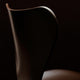 Fritz Hansen 3107 Series 7 Dining Chair Verner Panton 100 brown detail on dark background