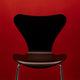 Fritz Hansen 3107 Series 7 Dining Chair Verner Panton 100 brown on red background