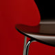 Fritz Hansen 3107 Series 7 Dining Chair Verner Panton 100 in Brown — detail