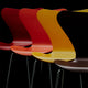 Fritz Hansen 3107 Series 7 Dining Chair Verner Panton group shot on dark background
