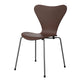 Fritz Hansen 3107 Series 7 Brown Dining Chair Verner Panton 100 - packshot view 1