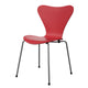 Fritz Hansen 3107 Series 7 Red Dining Chair Verner Panton 100 - packshot view 1