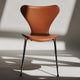 Fritz Hansen 3107 Tailored Series 7 Dining Chair in Saddle Brown — studio