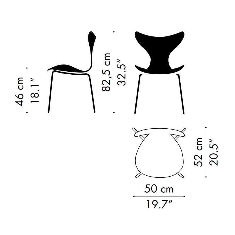 Fritz Hansen 3108 Lily Dining Chair – Innes