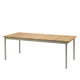 Skagerak Pelagus Outdoor Extendable Dining Table in Light Ivory — packshot