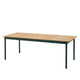 Skagerak Pelagus Outdoor Extendable Dining Table in Hunter Green — packshot