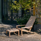 Skagerak Between Lines Deck Chair and Between Lines Deck Stool — lifestyle