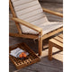 Skagerak Between Lines Deck Chair and Between Lines Deck Chair Cushion — lifestyle, detail