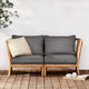 Skagerak Tradition Outdoor 2 Seater Sofa in Charcoal — lifestyle