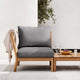 Skagerak Tradition Outdoor Table in Charcoal — lifestyle