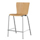 Fritz Hansen VM116 Vico Duo Counter Stool in Oak Veneer with Chrome base — packshot