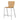 Fritz Hansen VM116 Vico Duo Counter Stool in Oak Veneer with Chrome base — packshot