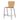 Fritz Hansen VM116 Vico Duo Counter Stool in Oak Veneer with Black Powder Coated base — packshot