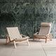Carl Hansen Plico Chairs in Oak Oil, canvas — lifestyle