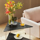 Fritz Hansen Moon Eye Vase Set — lifestyle, living room with flowers on a side table