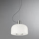 Flos Bellhop Glass S1 Pendant Light in Bright Aluminium — studio