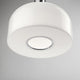 Flos Bellhop Glass S1 Pendant Light in Bright Aluminium — studio, detail